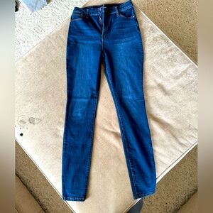 Fashion Nova Blue Skinny Jeans